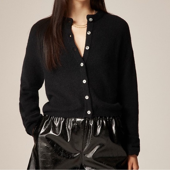 J. Crew Sweaters - J crew Supersoft bubble-hem cardigan